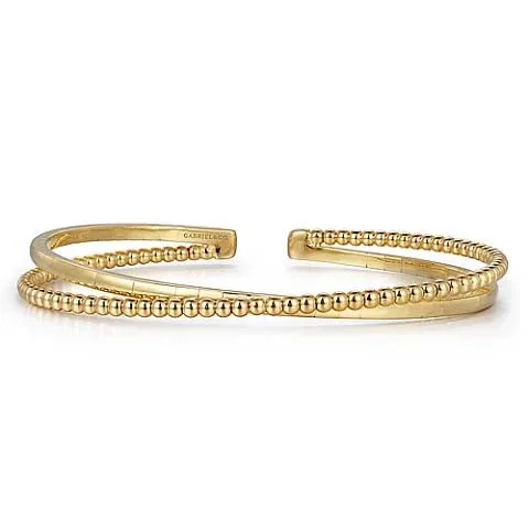 unique silver branch ring Gabriel & Co. Bujukan Criss-Cross Open Bangle in 14K Yellow Gold unique silver branch ring Gabriel & Co. Bujukan Criss-Cross Open Bangle in 14K Yellow Gold