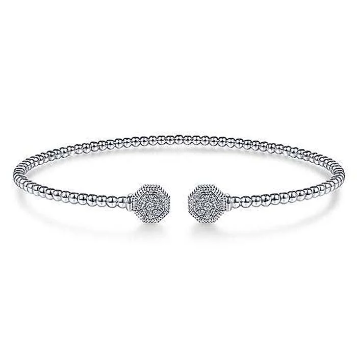 sterling silver herringbone chain Gabriel & Co. Bujukan Diamond Split Cuff in 14K White Gold sterling silver herringbone chain Gabriel & Co. Bujukan Diamond Split Cuff in 14K White Gold