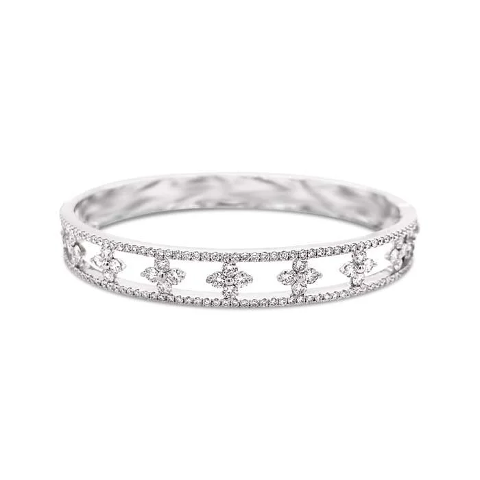 infinity loop ring rose gold Charles Krypell Precious Pastel Diamond Clover Bangle Bracelet in 18K White Gold infinity loop ring rose gold Charles Krypell Precious Pastel Diamond Clover Bangle Bracelet in 18K White Gold