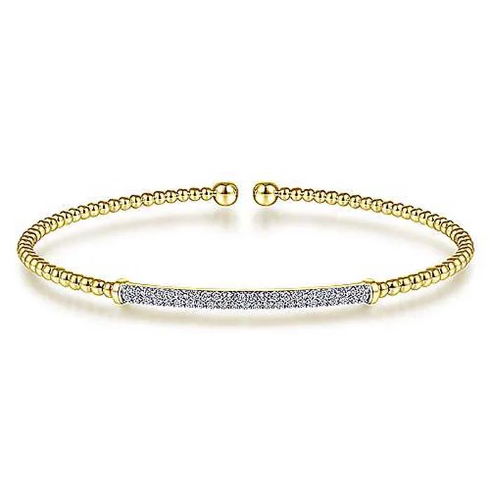 classic diamond hoop earrings Gabriel & Co. Bujukan Diamond Bar Open Cuff Bangle Bracelet in 14K Yellow Gold classic diamond hoop earrings Gabriel & Co. Bujukan Diamond Bar Open Cuff Bangle Bracelet in 14K Yellow Gold