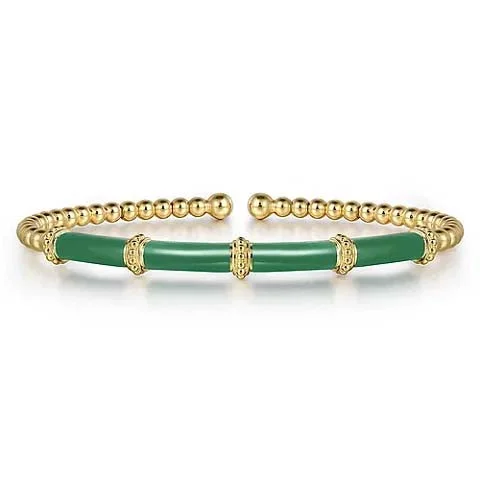 silver moon and star pendant Gabriel & Co. Green Enamel Bujukan Bead Split Bangle in 14K Yellow Gold silver moon and star pendant Gabriel & Co. Green Enamel Bujukan Bead Split Bangle in 14K Yellow Gold