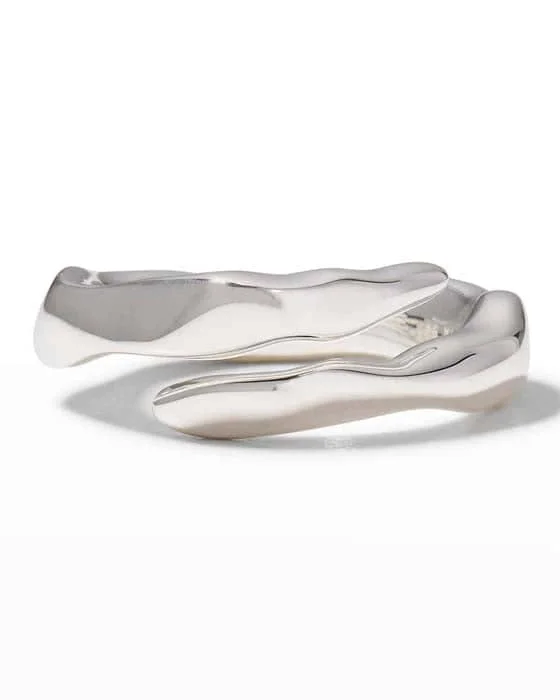 vintage sapphire necklace Ippolita Classico Squiggle Bypass Bangle in Sterling Silver vintage sapphire necklace Ippolita Classico Squiggle Bypass Bangle in Sterling Silver