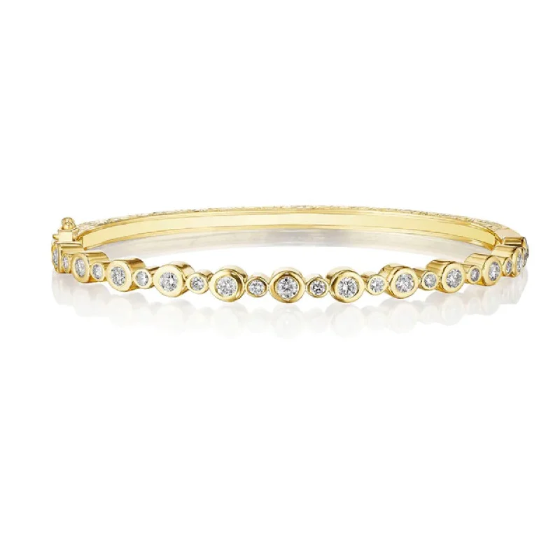 classic pearl choker necklace Aura Bangle