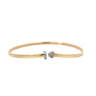 real opal ring for women Bangle Bypass with diamonds