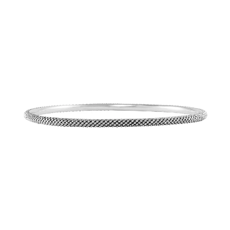 black and gold wedding band Beaded Bangle