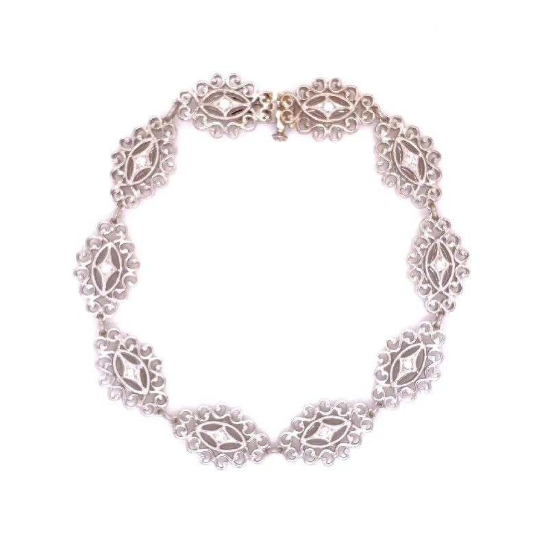simple crystal earrings Bracelet/Diamond