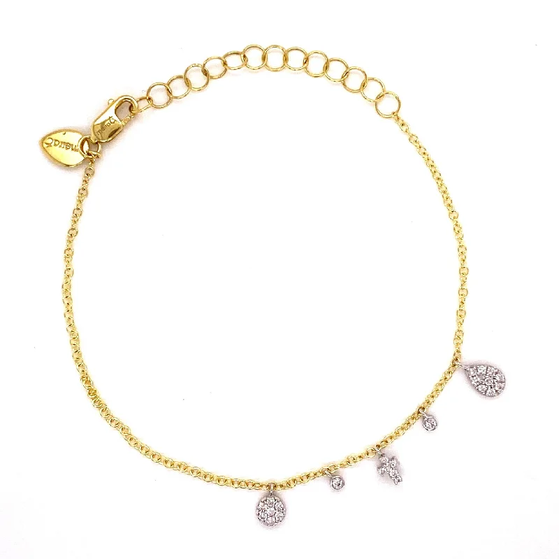 classic diamond solitaire earrings Bracelet/Diamond