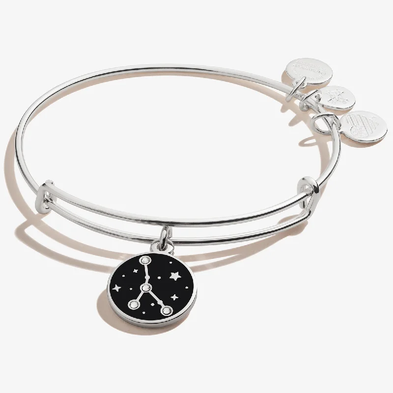 solid gold cartilage hoop Cancer Zodiac Charm Bangle