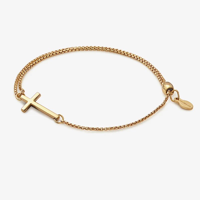 diamond halo pendant necklace Pull Chain Cross Bracelet