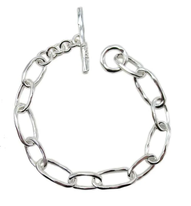 large vintage statement necklace Ippolita Classico Faceted Oval Link Bracelet in Sterling Silver large vintage statement necklace Ippolita Classico Faceted Oval Link Bracelet in Sterling Silver