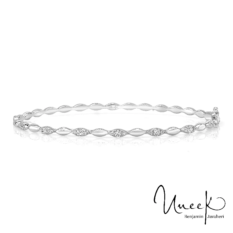 minimalist rose gold bracelet DIAMOND BANGLE BRACELET