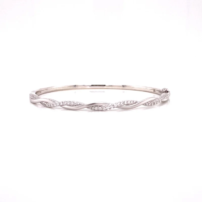 simple gold stacking rings DIAMOND BANGLE BRACELET