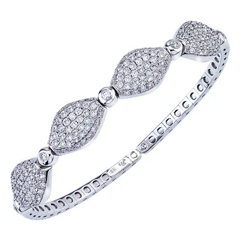 celestial crescent moon bracelet DIAMOND BANGLE BRACELET