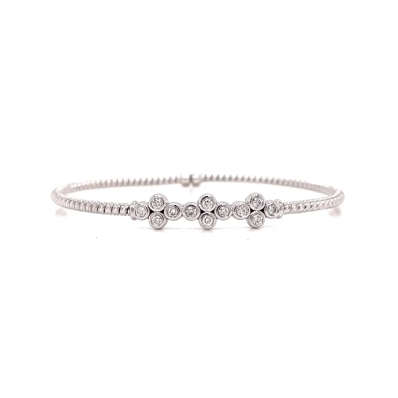 elegant art deco necklace DIAMOND BANGLE BRACELET