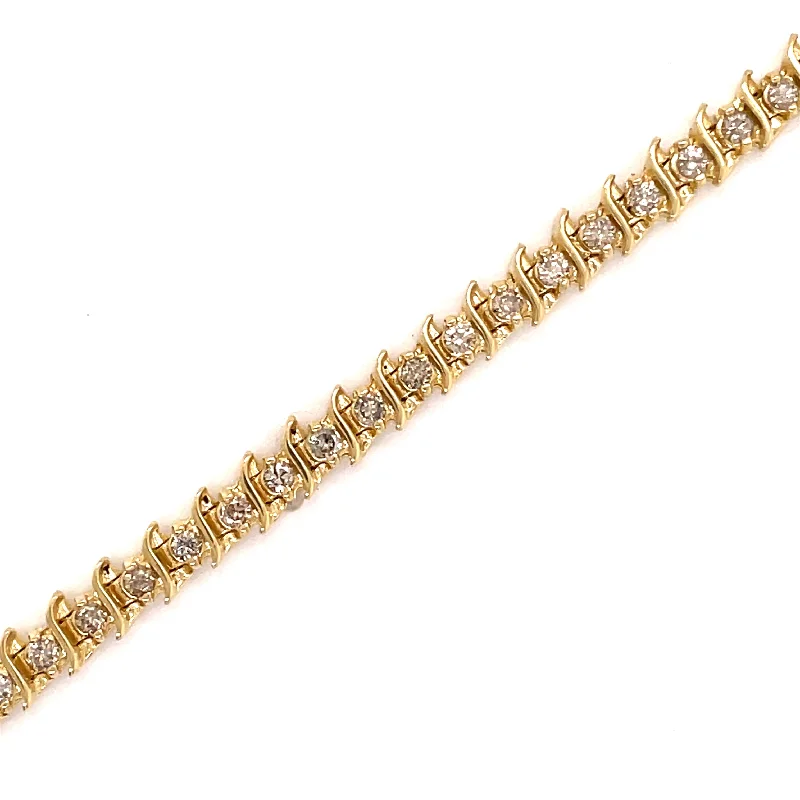solid gold disc charm bracelet DIAMOND TENNIS BRACELET
