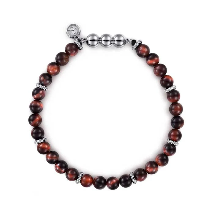 dainty gemstone chain bracelet Gabriel & Co. Tiger Eye Bujukan Beaded Bracelet in Sterling Silver dainty gemstone chain bracelet Gabriel & Co. Tiger Eye Bujukan Beaded Bracelet in Sterling Silver
