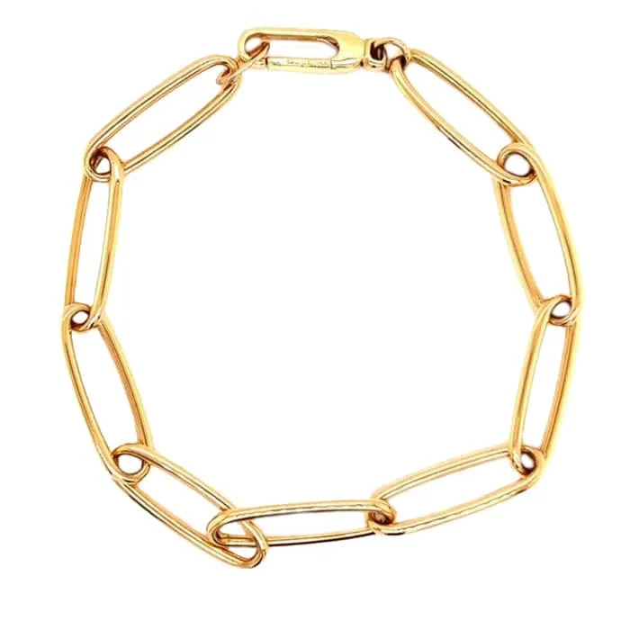 sterling silver toe ring set Antonio Papini 7.5" Narrow Elongaged Link Bracelet in 18K Yellow Gold sterling silver toe ring set Antonio Papini 7.5" Narrow Elongaged Link Bracelet in 18K Yellow Gold