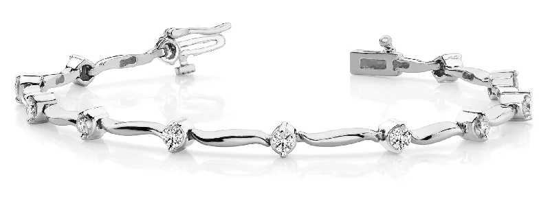 diamond halo stud earrings Fashion Diamond Bracelet
