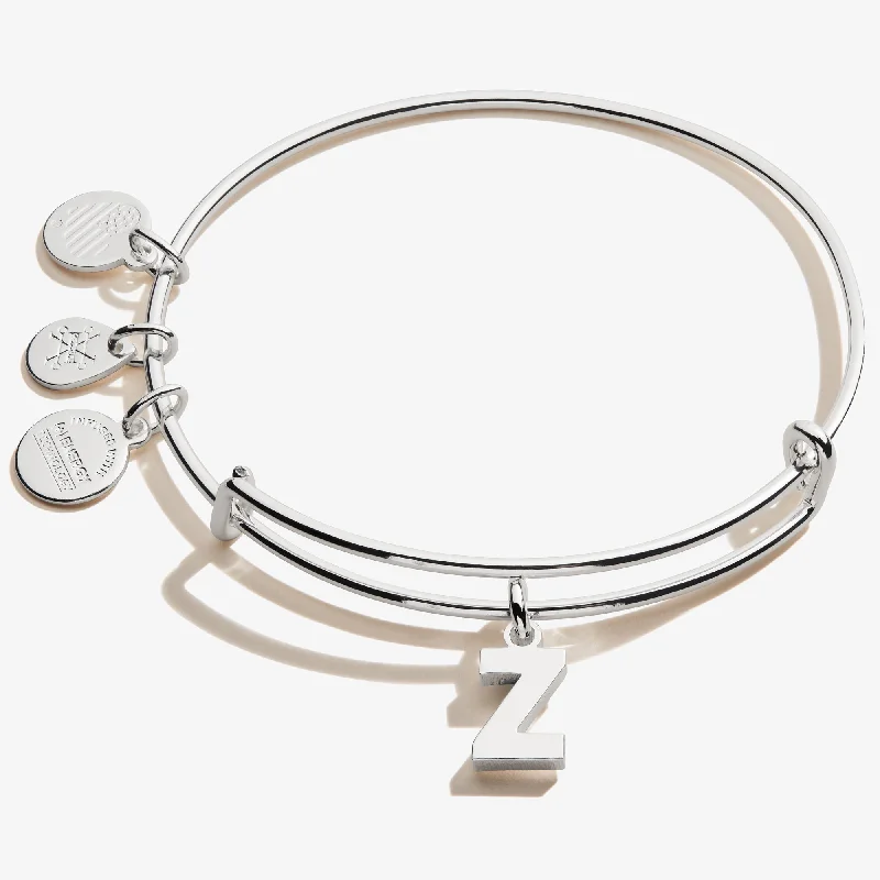 emerald gemstone earrings Initial Z Charm Bangle
