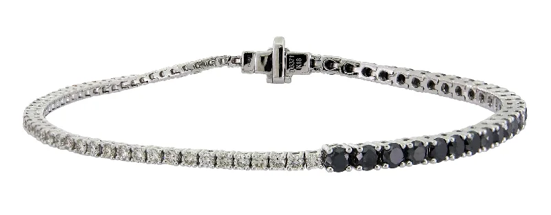 personalized name ring Ladies Black & White Diamond 3.37ct tw Tennis Riviera Line Bracelet personalized name ring Ladies Black & White Diamond 3.37ct tw Tennis Riviera Line Bracelet