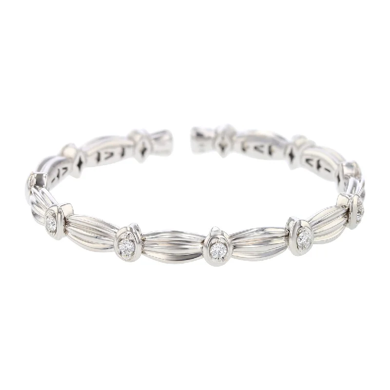 infinity necklace with birthstones Memory Cuff Gold Bracelet with Diamonds