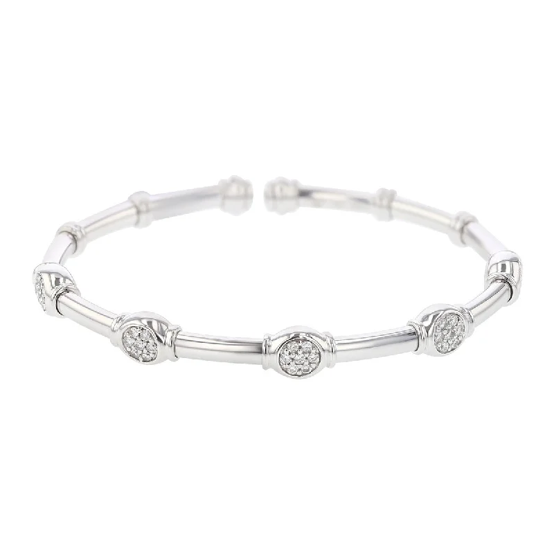 thin silver chain necklace Memory Cuff Gold Bracelet with Diamonds
