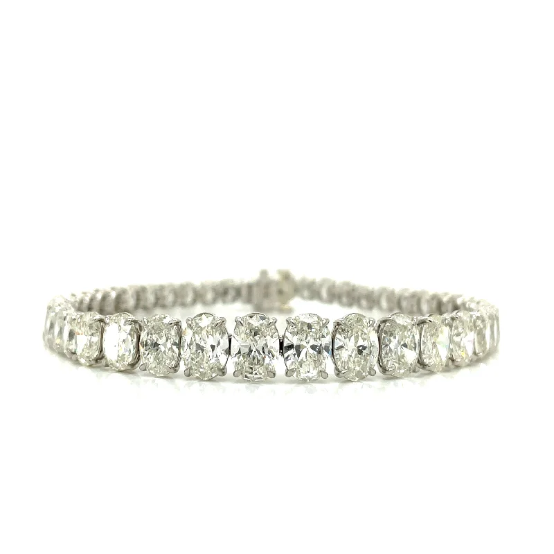 silver infinity knot ring OVAL DIAMOND TENNIS BRACELET