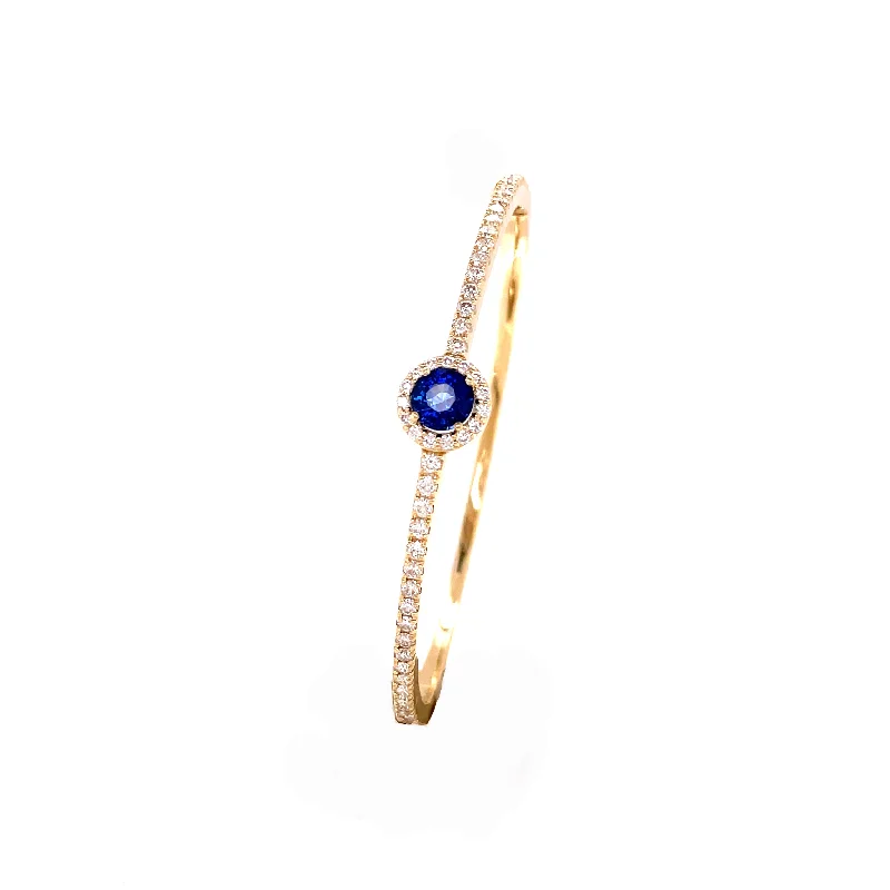 men’s titanium ring with diamonds SAPPHIRE AND DIAMOND BANGLE BRACELET