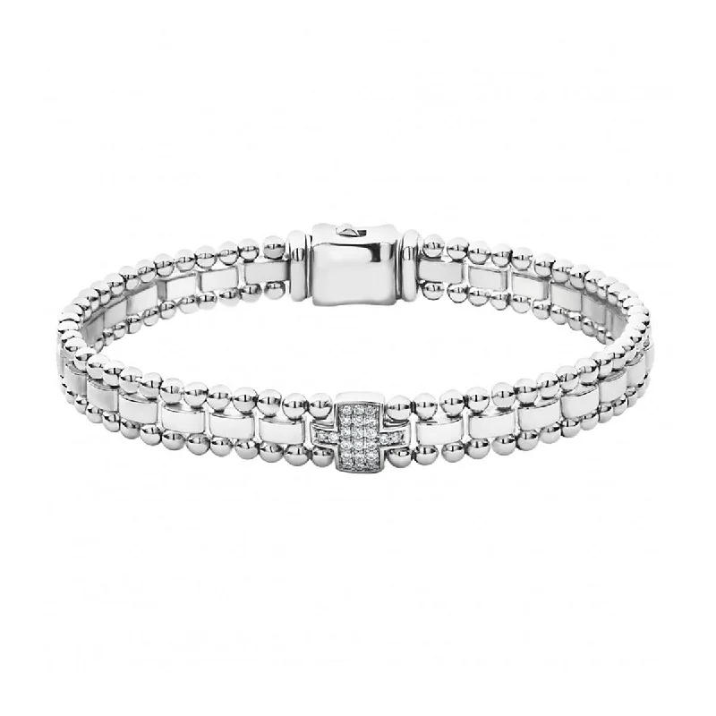black onyx men’s signet ring Single Station Diamond Link Bracelet