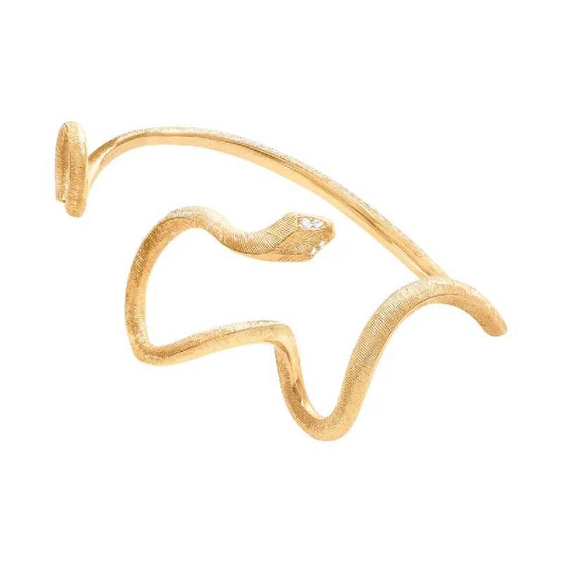 elegant pearl necklace with diamonds Snakes Bangle Medium