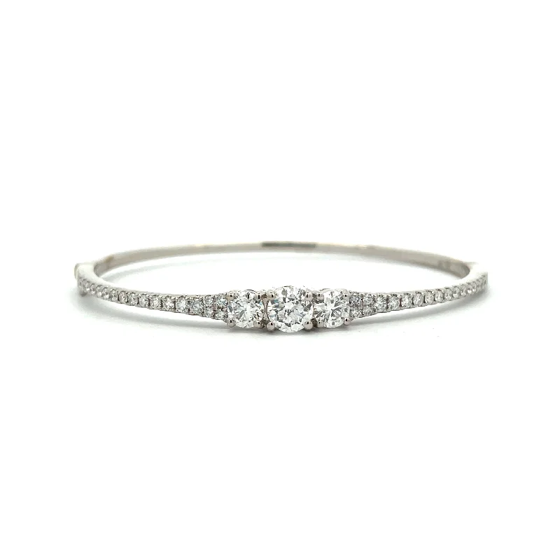 amethyst gemstone engagement ring THREE STONE DIAMOND BANGLE BRACELET