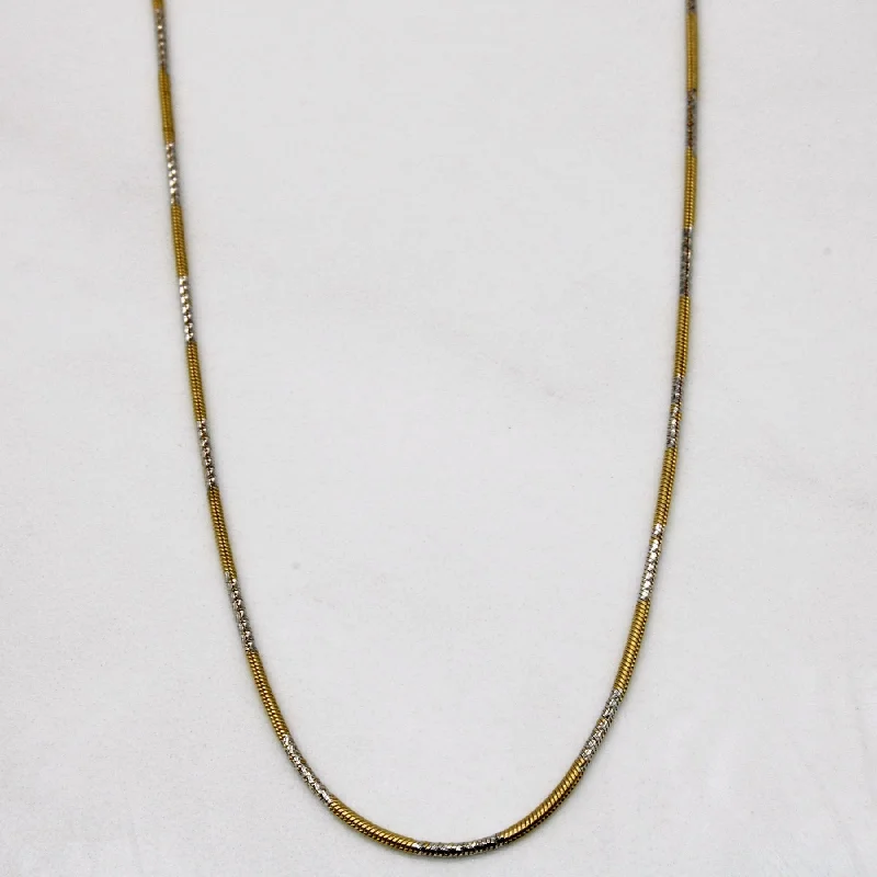 black spinel ring men 10k Two Tone Gold Necklace | 16" |