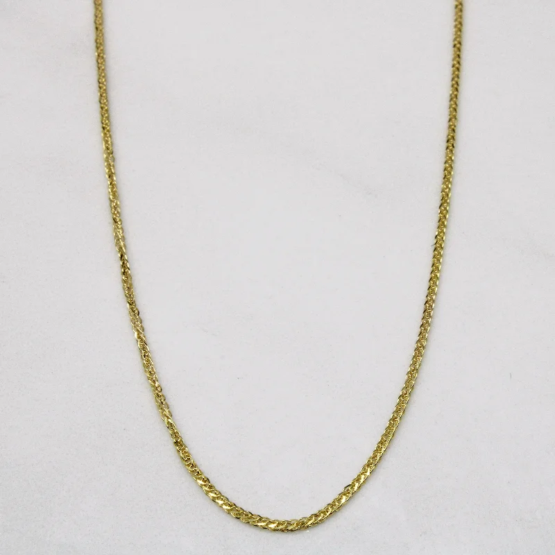 handmade resin flower earrings 10k Yellow Gold Birdcage Link Chain | 20" |