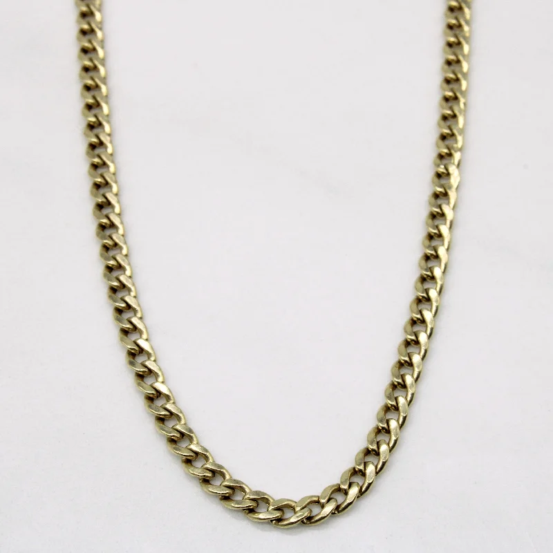 handmade clay bead earrings 10k Yellow Gold Curb Link Chain | 26" |
