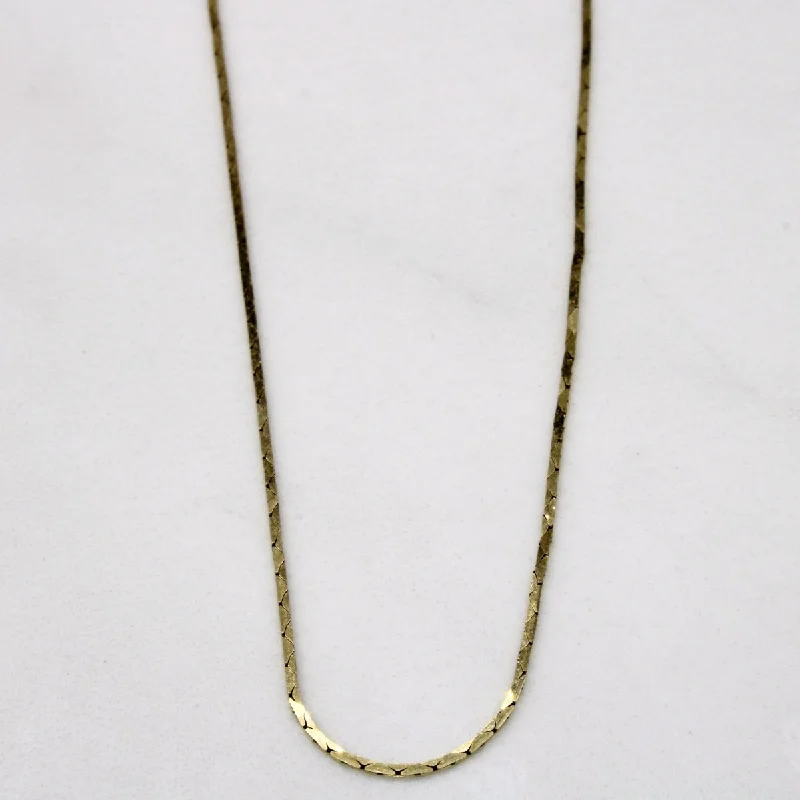 chunky gold chain necklace 10k Yellow Gold Chain | 18" |