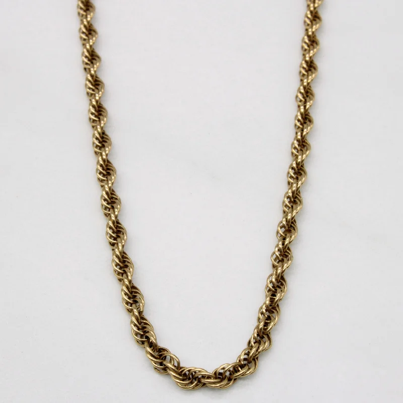 minimalist cubic zirconia earrings 10k Yellow Gold Rope Chain | 22" |