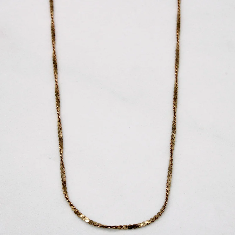 silver lotus flower earrings 10k Yellow Gold S Link Rope Chain | 22" |