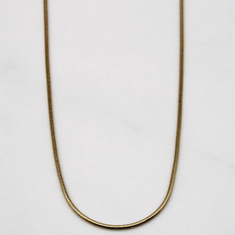 rose quartz bracelet healing 10k Yellow Gold Tube Chain | 16" |
