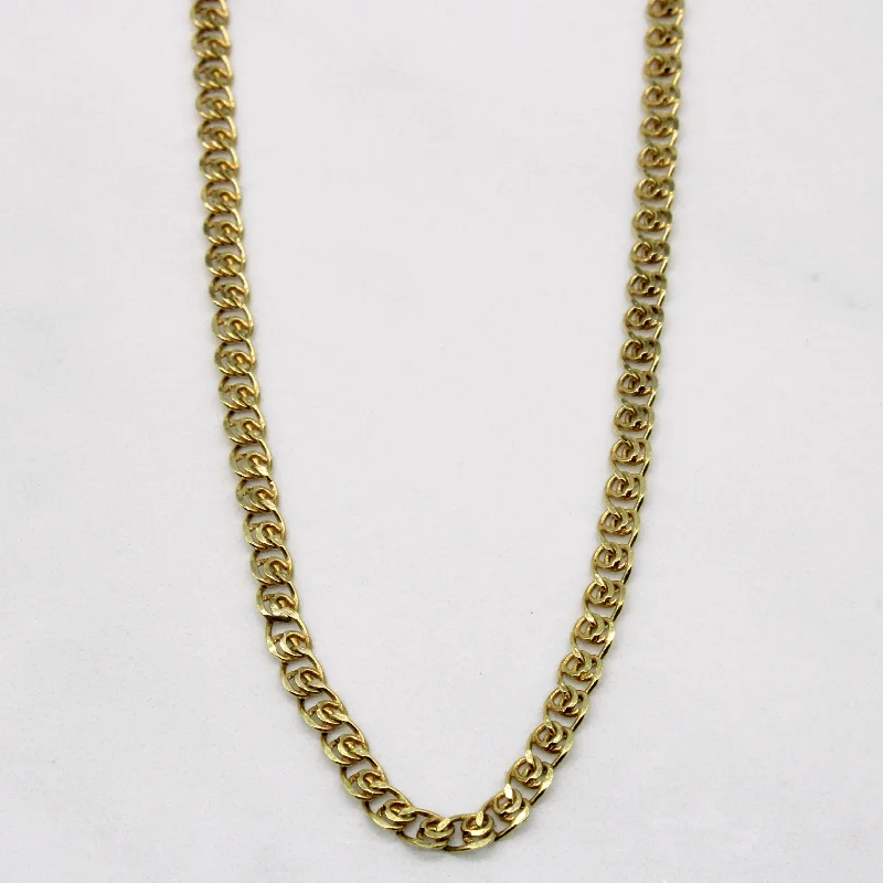 real jade jadeite bangle 10k Yellow Gold Unique Link Chain | 20" |