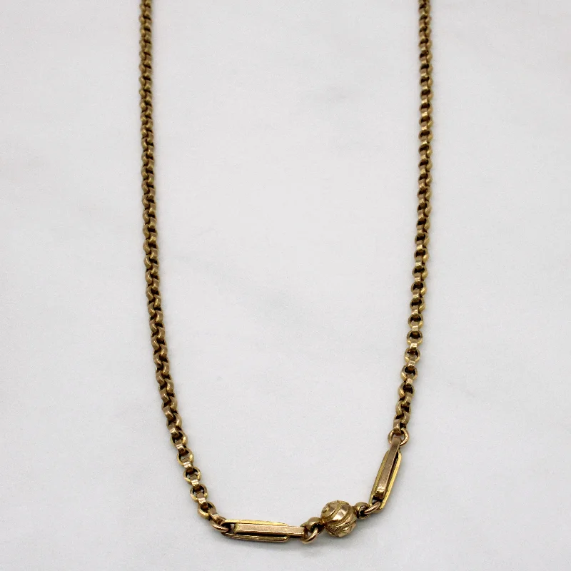 natural amethyst necklace 10k Yellow Gold Link Chain | 56" |