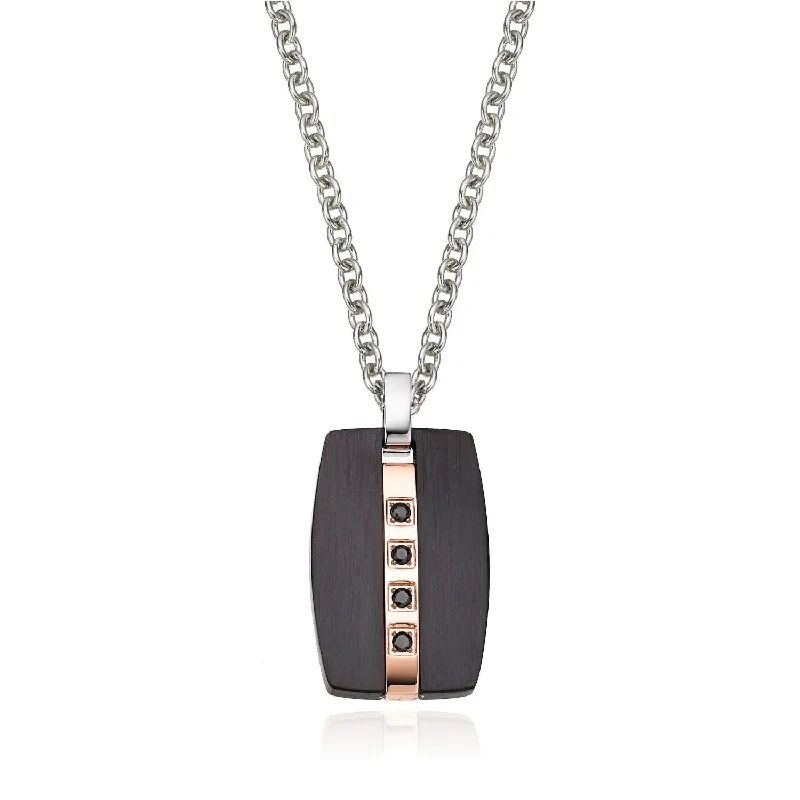 handmade braided hemp bracelet Tensity Stainless Steel Dogtag Pendant