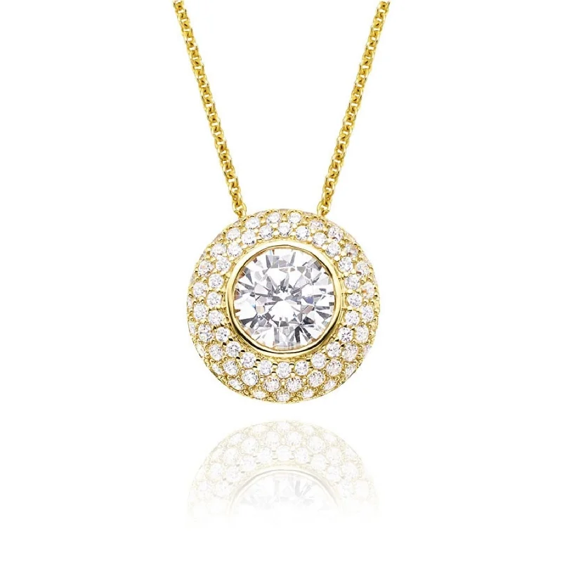 real citrine gemstone pendant Hush 9ct Yellow Gold 1.70 Carat tw Bezel Diamond Simulants Pendant real citrine gemstone pendant Hush 9ct Yellow Gold 1.70 Carat tw Bezel Diamond Simulants Pendant