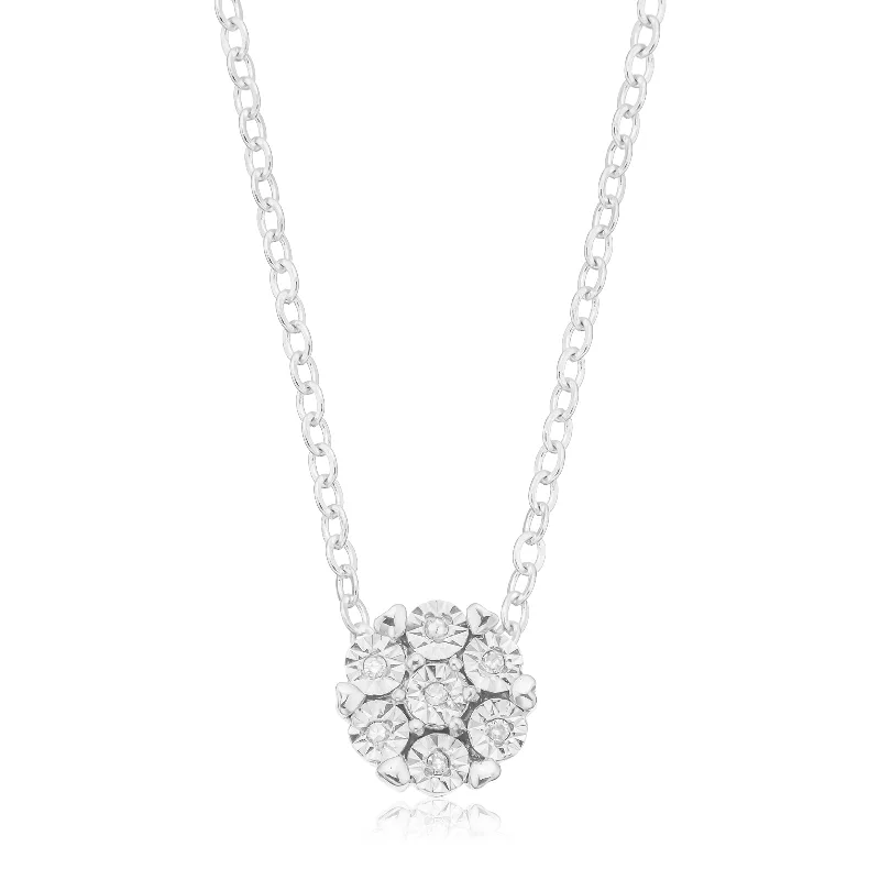 minimalist diamond stud earrings 9ct White Gold Round Brilliant Cut 0.03 Carat tw Round Pendant minimalist diamond stud earrings 9ct White Gold Round Brilliant Cut 0.03 Carat tw Round Pendant