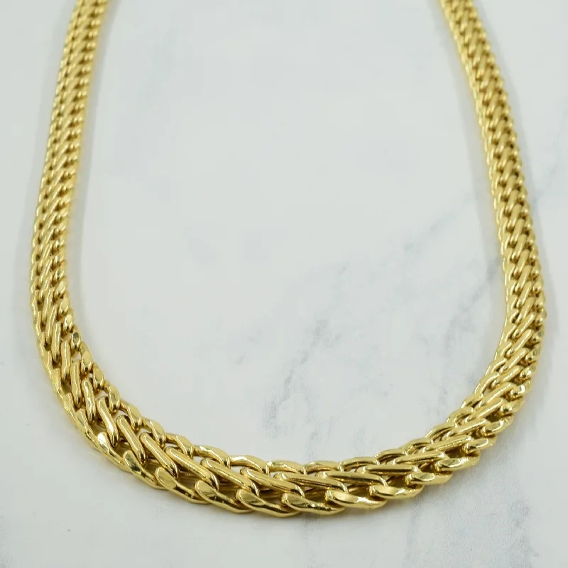 silver dragon claw ring 14k Yellow Gold Fancy Chain | 16.75" |