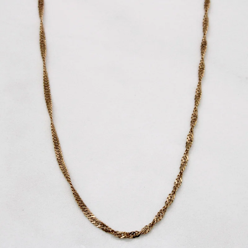 real opal ring for women 14k Yellow Gold Rope Chain | 18" |