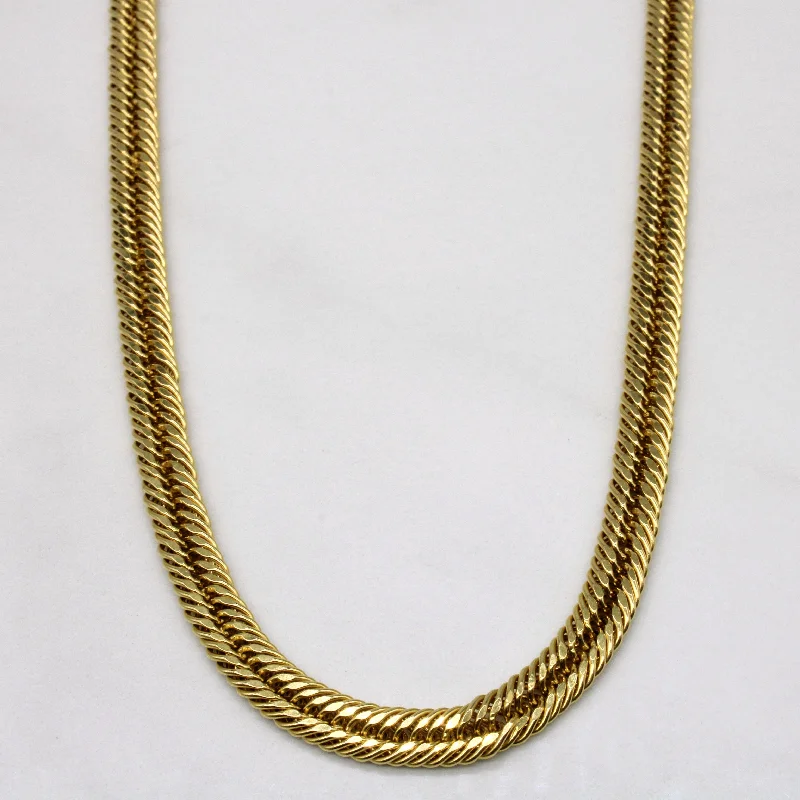 solid gold stacking rings set 18k Yellow Gold Cuban Link Chain | 18" |