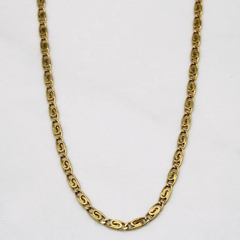 celestial astrology sign ring 18k Yellow Gold Unique Link Chain | 20" |