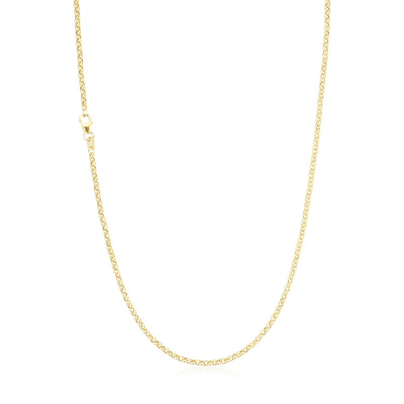 oval cut engagement ring platinum 9ct Yellow Gold Silver Filled 50cm Round Belcher Chain