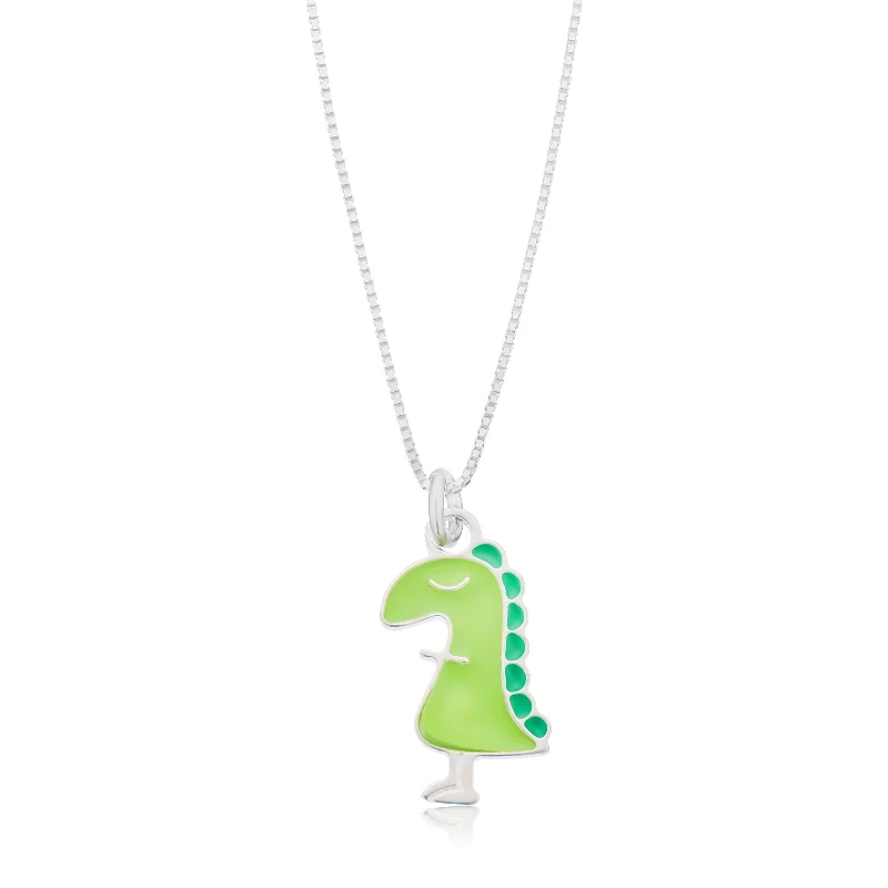men’s beaded bracelet with charms Sterling Silver 40cm Enamel Dinosaur Children's Pendant men’s beaded bracelet with charms Sterling Silver 40cm Enamel Dinosaur Children's Pendant