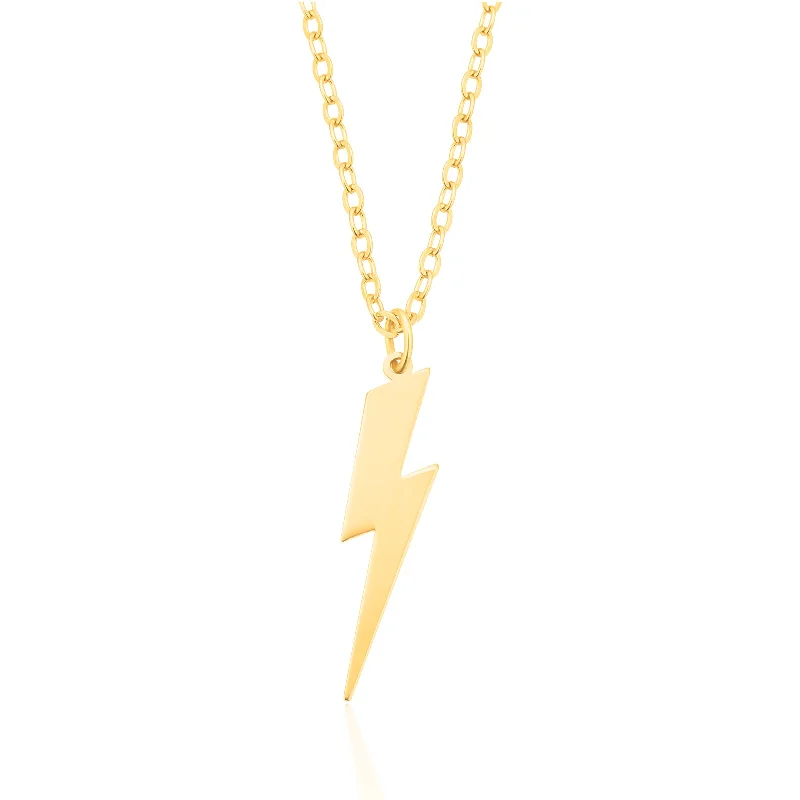vintage citrine ring 9ct Yellow Gold Lighting Bolt Pendant